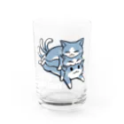 AckeeWolf Art Shopの休日どうする？ Water Glass :front