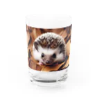 animalsのハリネズミPart2 Water Glass :front