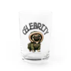 Celebrity Dogs〜セレブリティな犬たち〜のセレブリティ犬　〜パグ〜 Water Glass :front