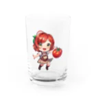 なお by Naos_Azure_Kaleidoscopeの元気なトマミィちゃん Water Glass :front