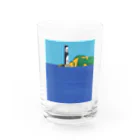 草加明良の灯台と海 Water Glass :front