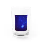 灯り窓の海の月 Water Glass :front