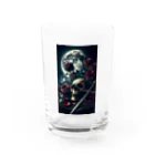 kazeou（風王）の死神と薔薇（縦）AI生成 Water Glass :front