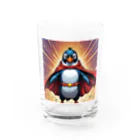 pen.のペンギンのヒーロー登場！ Water Glass :front