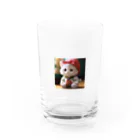 skapon256のもふもふ猫ちゃん Water Glass :front