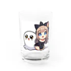 ハローにゃんポコちんストア ～幻想の世界へようこそ～の猫耳キャットガール＆ゴースト Water Glass :front