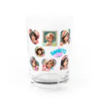 Mellow-SkyのSweets love girl〜ステッカーデザイン〜 Water Glass :front