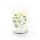 エルモのいろいろショップのボタニカル柄 Water Glass :front