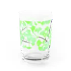 斗巳【キメラ鉛筆】のLSDイチョウ　グリーン Water Glass :front