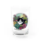 nanamikuru3149の猫と多肉ぱーと2 Water Glass :front