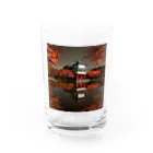 yohiti193の池に映る日本の歴史的建造物と紅葉 Water Glass :front