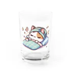 りのショップのゆるかわネコグッズ Water Glass :front