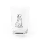 Bebezoのミニチュアダックス Water Glass :front