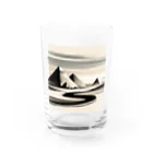 Hey和のピラミッド　世界遺産　日本風 Water Glass :front