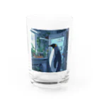 SSparrowのペンギンの生活 Water Glass :front