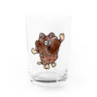 anomimiusのcookiedog ★ chocolate chip  Water Glass :front