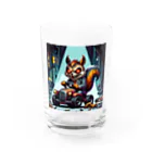 funny-itemsの深夜のドライブ、リスゾンビ君 Water Glass :front