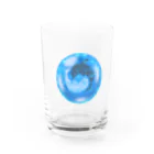 aqua_bioの太陰大極イルカの宝石 Water Glass :front