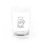 ganeshaのかわいいクマ Water Glass :front