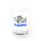 ウェブエンパイアのSwimFish(泳ぐ魚) Water Glass :front