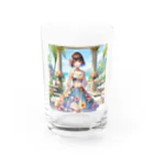 かるるんショップの夏と南国と休日と Water Glass :front