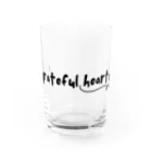 The Alburos & Co.のa grateful heart Water Glass :front