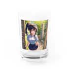 可愛嘘(かわうそ)くんの領域の田舎のJK Water Glass :front