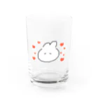 こふくの愛溢れるうさぎ Water Glass :front