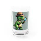 OTIRUBUTUBUTUのむむむザウルス Water Glass :front