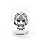 のかのかわいいメイドさん Water Glass :front