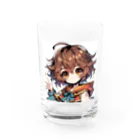 リリアのファンタジーのセーラー服のリリア Water Glass :front