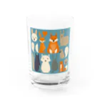 コラソンのお店のアニマルズ−２ Water Glass :front