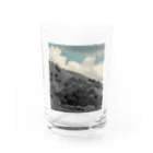 1000のモノクロ_丘 Water Glass :front