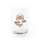 アトリエ たまやの猫シェフ Water Glass :front