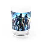 Animal_hero-457_AsukaYamamotoの立派なゴリラ Water Glass :front