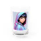 近未来美少女「オッドアイ」の近未来美少女「マリア」 Water Glass :front