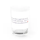 lyscollectionのメッセージ Water Glass :front