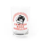 CHIBE86のCrimson Rose Rebellion Water Glass :front