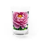 yukki1975のピクセルアートの5月_芍薬 Water Glass :front