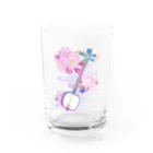 綾錦工房 りこりすの三味線 -雪月花- 【桜】 Water Glass :front