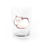 自分が欲しいグッズをつくるショップの不機嫌なラグドール Water Glass :front