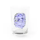 かん田本舗のもちもちブルー Water Glass :front