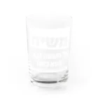 Kosher_Japan ユダヤのモシアハ（メシア）はすぐそこに！（白色プリント） Water Glass :front