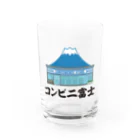 オノマトピアのコンビニ富士【富士山デザイン】 Water Glass :front