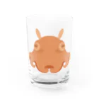 kimchinの宇宙人のようなキュートでかわいい深海魚の仲間メンダコ Water Glass :front