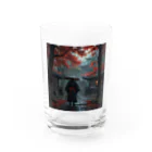 中村マコトの雨の中の侍 Water Glass :front