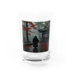 中村マコトの雨の中の侍2 Water Glass :front