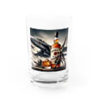 HECreaterの戦闘機と武士 Water Glass :front