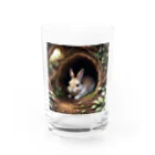 cute in cool shopのウサギの住み家 Water Glass :front