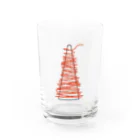 ナマケモノのみーの糸糸糸 Water Glass :front